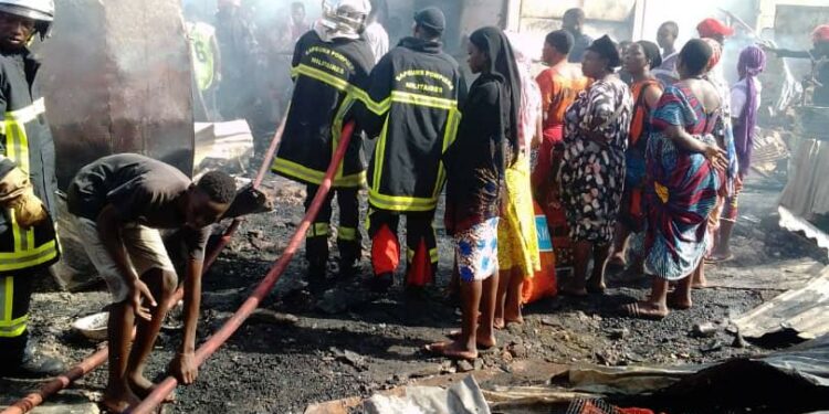Yamoussoukro: Le grand marché a encore brûlé