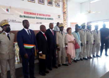 Katiola: le médiateur délégué de la région du Hambol investi.