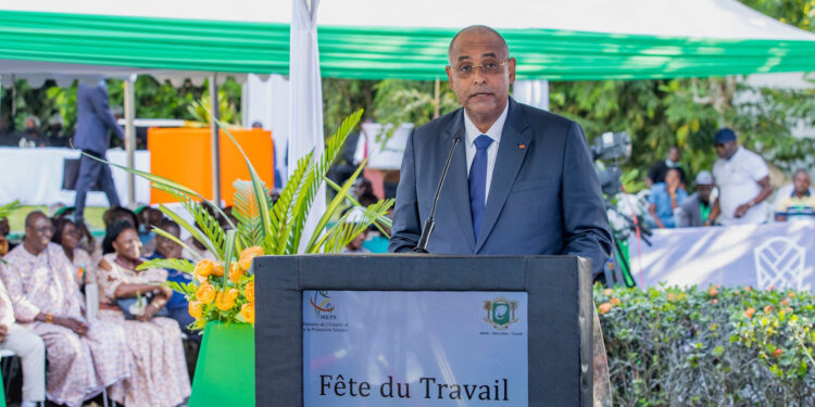 Fête du travail : Patrick Achi invite les centrales syndicales à demeurer aux côtés du gouvernement dans une dynamique de dialogue social constructif