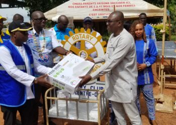 Daloa: Le Rotary offre du matériel biomédicale de plus de 3,6 millions à la maternité de Kennedy