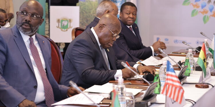 Les images du Sommet des Chefs d’Etat et de Gouvernement sur la sécheresse et la restauration des terres dans le cadre de la COP15, lundi 09 mai à Abidjan