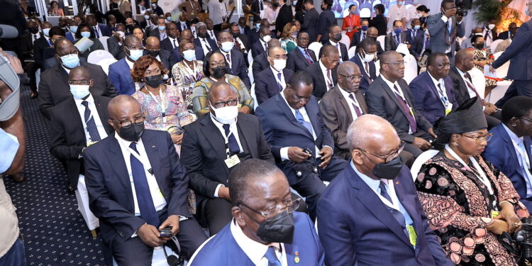 Les images du Sommet des Chefs d’Etat et de Gouvernement sur la sécheresse et la restauration des terres dans le cadre de la COP15, lundi 09 mai à Abidjan