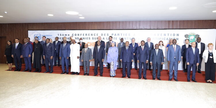 Les images du Sommet des Chefs d’Etat et de Gouvernement sur la sécheresse et la restauration des terres dans le cadre de la COP15, lundi 09 mai à Abidjan