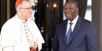 Paix en Côte d&rsquo;Ivoire : le Cardinal Pietro Parolin satisfait de Ouattara