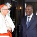 Paix en Côte d’Ivoire : le Cardinal Pietro Parolin satisfait de Ouattara
