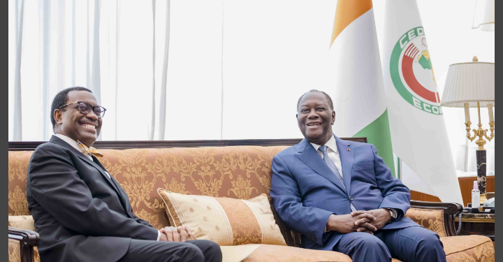 Côte d’Ivoire-Bad: Reçu par Ouattara, Adesina annonce d’importants financements pour le pays