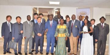 Côte d’Ivoire : Des hommes d’affaires Sud-coréens chez  le président du Senat