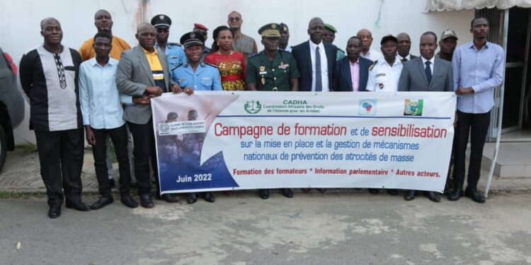 Atrocités de masse: la Cadha forme les formateurs sur la gestion des mécanismes de prévention