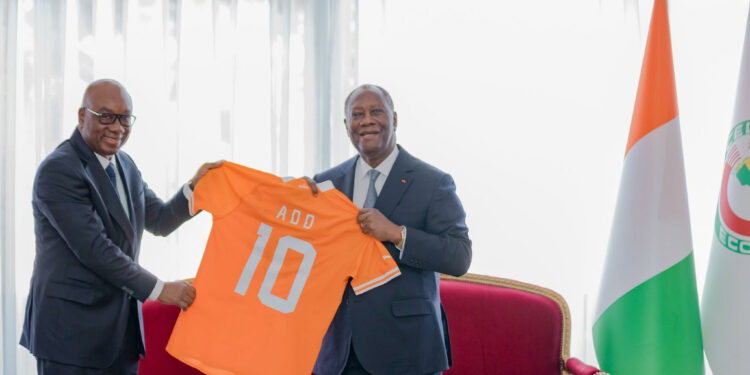 Elu président de la Fif le 25 avril dernier: Idriss Diallo reçu par Ouattara