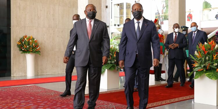 Le Président Alassane Ouattara en visite d’Etat en Afrique du Sud