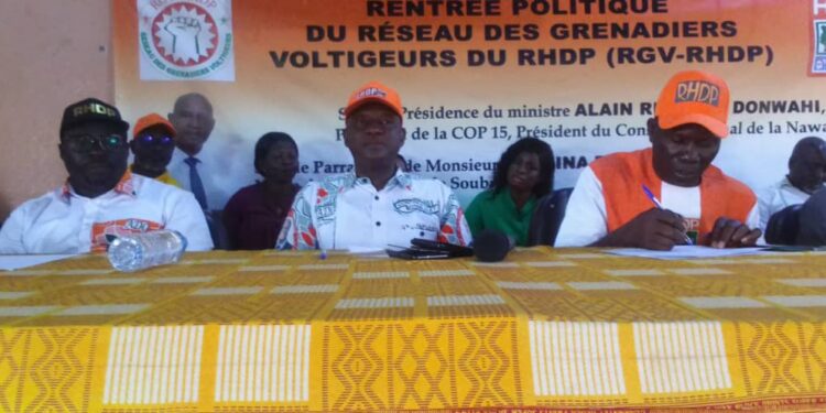 Soubré/politique: Le RGV-RHDP prépare la victoire du RHDP aux prochaines éléctions.