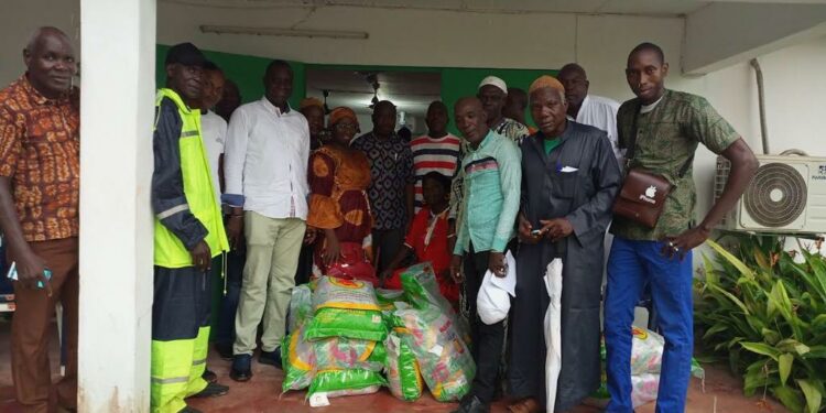 Tiassalé/Aïd el Kébir 2022: Alpha Sanogo offre de vivres à des centaines de foyers démunis