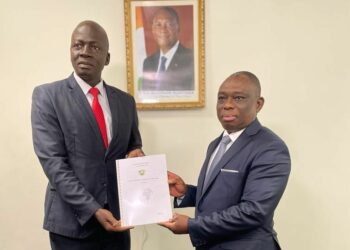La Cadha reçue par le ministre Bertin Kouadio Konan