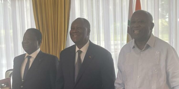 Côte d’Ivoire/Rencontre Ouattara-Gbagbo-Bédié: Les premières images