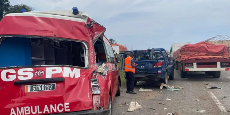 Descente du Corridor d’Abidjan-GESCO: Un pompier blessé dans un accident, ce qui s’est passé