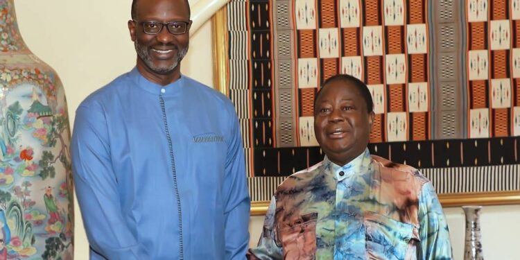 Côte d’Ivoire: 3 questions à Tidjane Thiam, après sa visite chez Bédié
