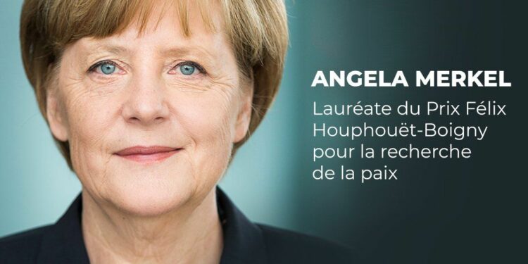 Angela Merkel lauréate du Prix Félix Houphouët-Boigny