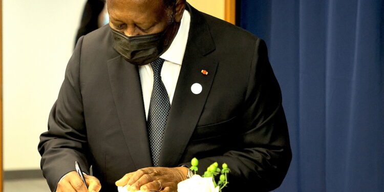 Allocution du Président Alassane OUATTARA, à la 77e Session de l’AG des Nations Unies, et son entretien avec le SG des Nations Unies, M. Antonio GUTERRES le mercredi 21 septembre 2022.