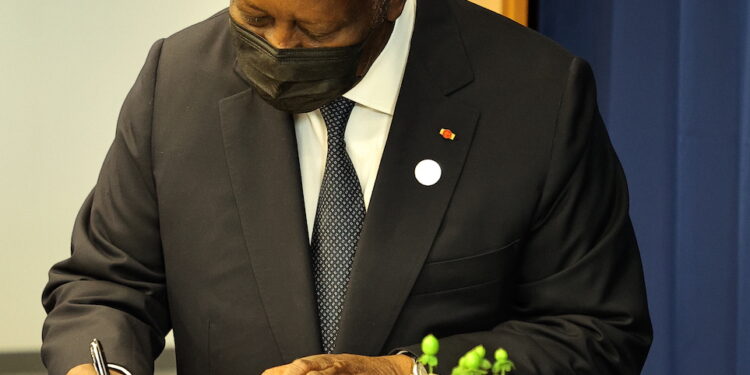 Allocution du Président Alassane OUATTARA, à la 77e Session de l’AG des Nations Unies, et son entretien avec le SG des Nations Unies, M. Antonio GUTERRES le mercredi 21 septembre 2022.