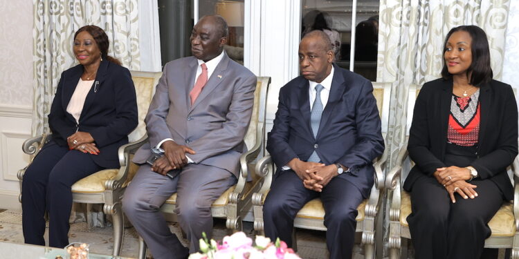 Les photos de l’entretien, du Président Alassane OUATTARA, avec le Maire de New York,  le dimanche 18 septembre 2022