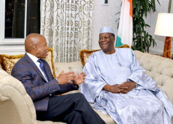Les photos de l’entretien, du Président Alassane OUATTARA, avec le Maire de New York,  le dimanche 18 septembre 2022