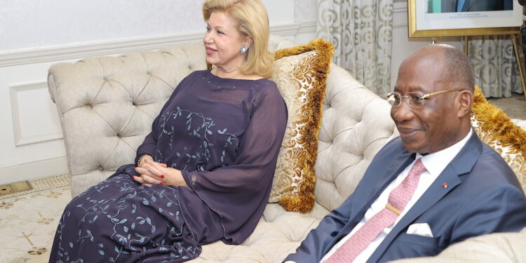 Les photos de l’entretien, du Président Alassane OUATTARA, avec le Maire de New York,  le dimanche 18 septembre 2022