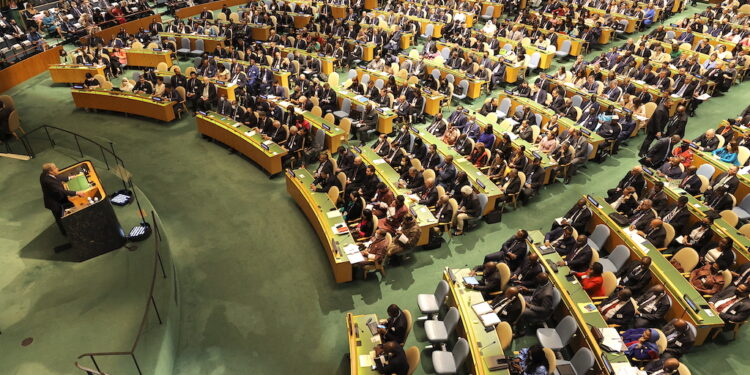 Les images de l’ouverture de la 77e Session de l’AG des Nations Unies en présence du Président Alassane OUATTARA, le 20 septembre, au siège de l’ONU, à New York.