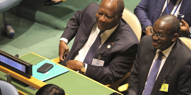 Les images de l’ouverture de la 77e Session de l’AG des Nations Unies en présence du Président Alassane OUATTARA, le 20 septembre, au siège de l’ONU, à New York.