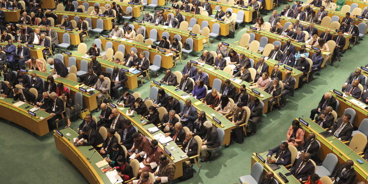 Les images de l’ouverture de la 77e Session de l’AG des Nations Unies en présence du Président Alassane OUATTARA, le 20 septembre, au siège de l’ONU, à New York.