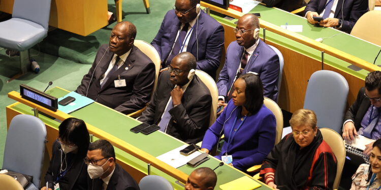 Les images de l’ouverture de la 77e Session de l’AG des Nations Unies en présence du Président Alassane OUATTARA, le 20 septembre, au siège de l’ONU, à New York.