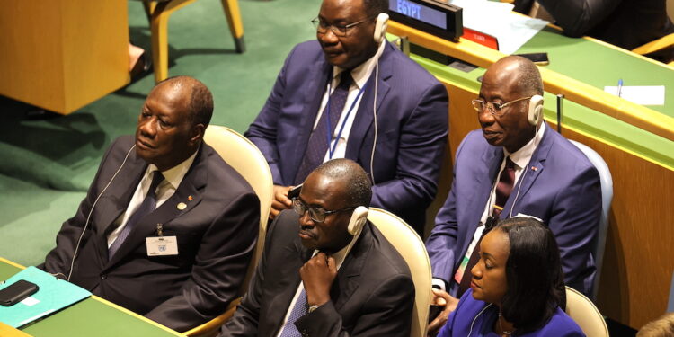Les images de l’ouverture de la 77e Session de l’AG des Nations Unies en présence du Président Alassane OUATTARA, le 20 septembre, au siège de l’ONU, à New York.