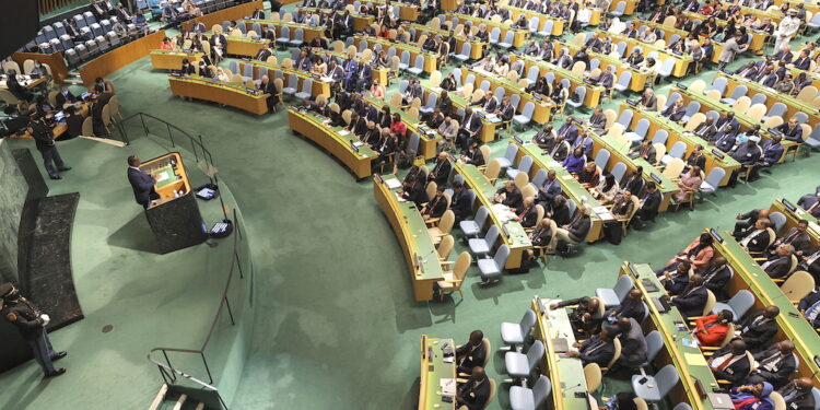Les images de l’ouverture de la 77e Session de l’AG des Nations Unies en présence du Président Alassane OUATTARA, le 20 septembre, au siège de l’ONU, à New York.