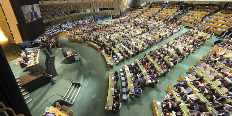 Les images de l’ouverture de la 77e Session de l’AG des Nations Unies en présence du Président Alassane OUATTARA, le 20 septembre, au siège de l’ONU, à New York.