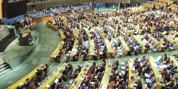 Les images de l’ouverture de la 77e Session de l’AG des Nations Unies en présence du Président Alassane OUATTARA, le 20 septembre, au siège de l’ONU, à New York.