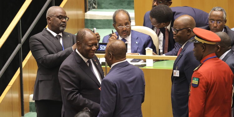 Les images de l’ouverture de la 77e Session de l’AG des Nations Unies en présence du Président Alassane OUATTARA, le 20 septembre, au siège de l’ONU, à New York.