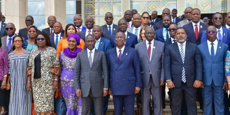 Yamoussoukro: Ahoussou réaffirme son engagement à bâtir avec Bictogo un pouvoir législatif de qualité