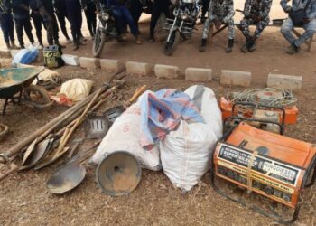 Lutte contre l’orpaillage illégal à Bouaflé: Plusieurs machines saisies