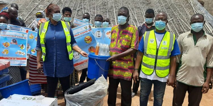Dananon reçoit du matériel de lutte contre la propagation du Covid-19