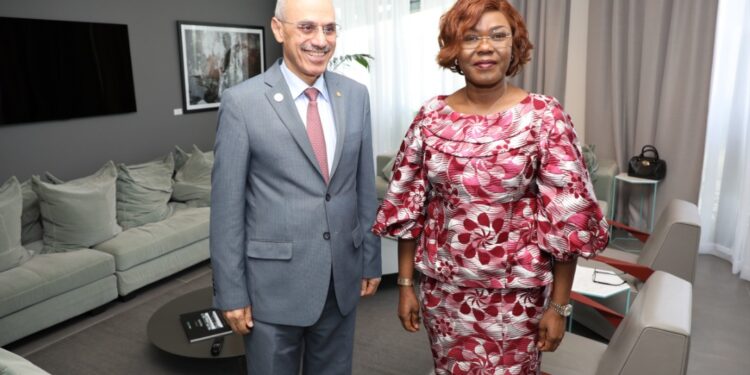 En visite de travail à Abidjan: Le président de la BID reçu par Kaba Nialé
