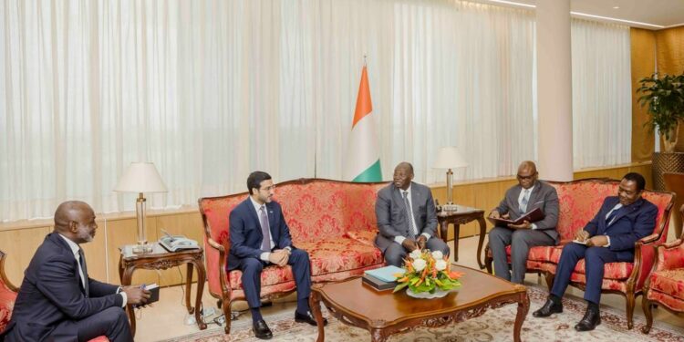 Les photos des audiences du VP Tiémoko Meyliet Koné, avec le Président  (CREPMF), Badanam Patoki, et l’Ambassadeur du Qatar Jaber Al-Marri, le mardi 4 octobre 2022, au Palais de la Présidence à Abidjan