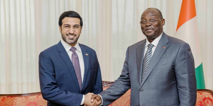 Les photos des audiences du VP Tiémoko Meyliet Koné, avec le Président  (CREPMF), Badanam Patoki, et l’Ambassadeur du Qatar Jaber Al-Marri, le mardi 4 octobre 2022, au Palais de la Présidence à Abidjan
