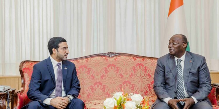 Les photos des audiences du VP Tiémoko Meyliet Koné, avec le Président  (CREPMF), Badanam Patoki, et l’Ambassadeur du Qatar Jaber Al-Marri, le mardi 4 octobre 2022, au Palais de la Présidence à Abidjan