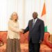 Les images de l’entretien du VPR Tiémoko Meyliet KONE, avec l’Ambassadeur de l’Union Européenne en Côte d’Ivoire, Francesca DI MAURO, le 5/10/2022, au Palais Présidentielle à Abidjan