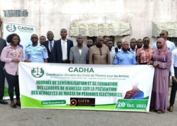 Prévention des atrocités de masse en période électorale: La Cadha sensibilise 20 leaders de jeunesse