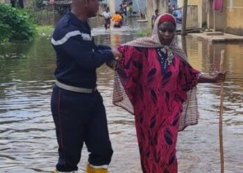 Inondation lundi à Agboville : 423 personnes assistées par les pompiers civils