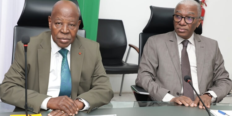 Les photos de l’audience du président de la CEI accordé a une délégation du PPA-CI à son siège à Abidjan II-Plateau.