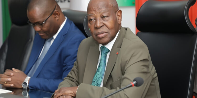 Les photos de l’audience du président de la CEI accordé a une délégation du PPA-CI à son siège à Abidjan II-Plateau.