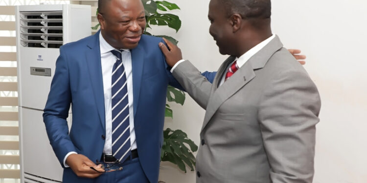 Les photos de l’audience du président de la CEI accordé a une délégation du PPA-CI à son siège à Abidjan II-Plateau.