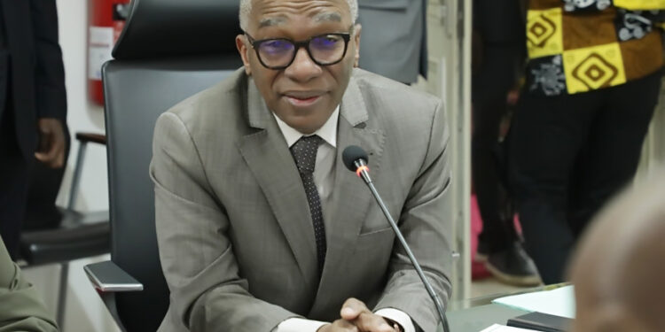 Les photos de l’audience du président de la CEI accordé a une délégation du PPA-CI à son siège à Abidjan II-Plateau.