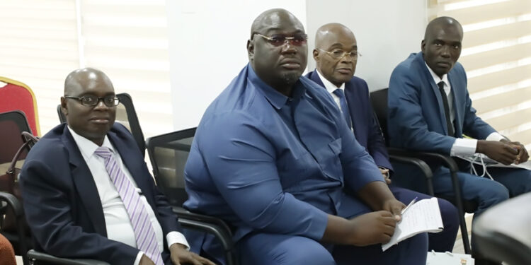 Les photos de l’audience du président de la CEI accordé a une délégation du PPA-CI à son siège à Abidjan II-Plateau.